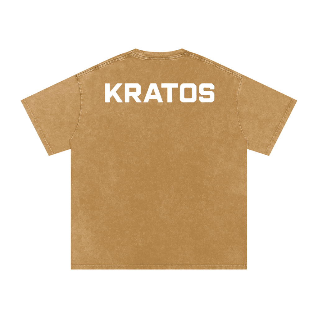 Snow Wash Oversized Tee | KRATOS