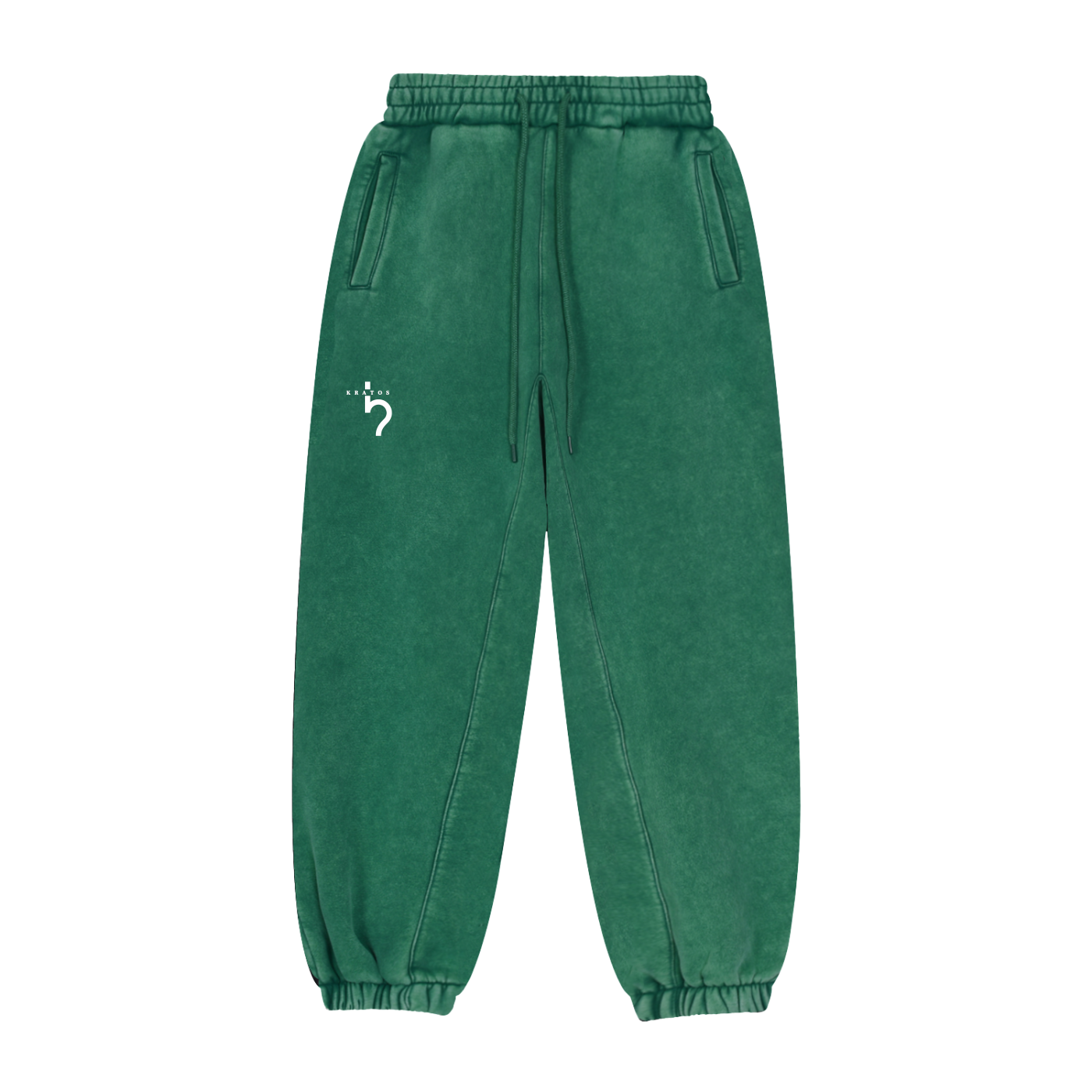 Unisex Washed Fleeced Jogger Sweatpants