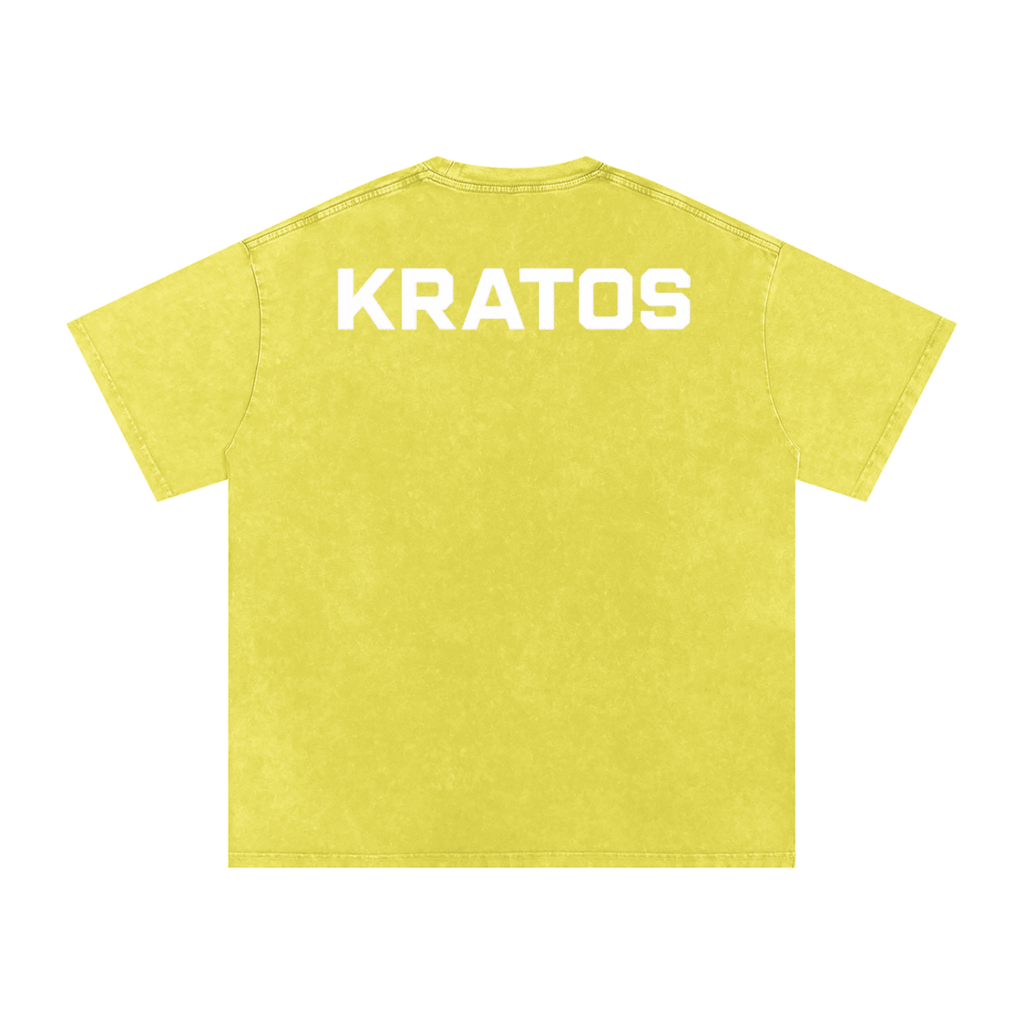 Snow Wash Oversized Tee | KRATOS