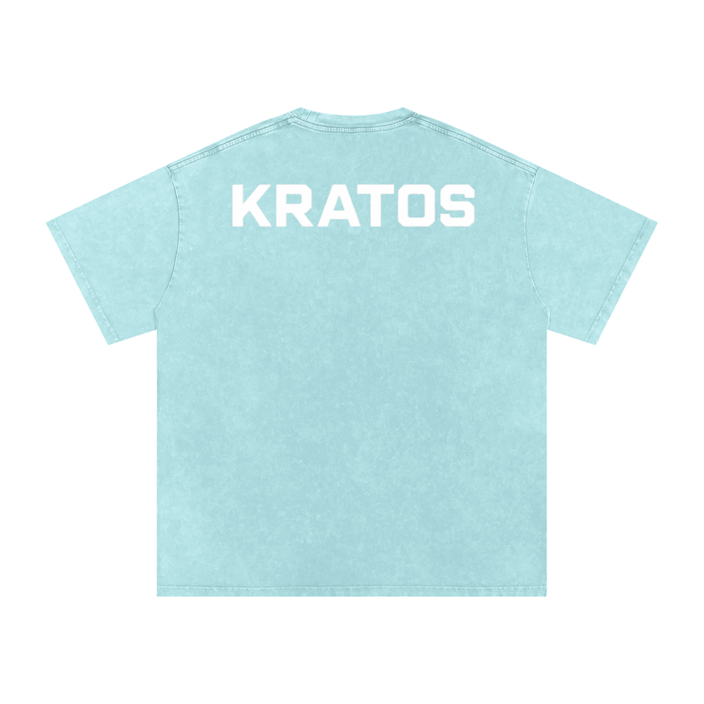 Snow Wash Oversized Tee | KRATOS