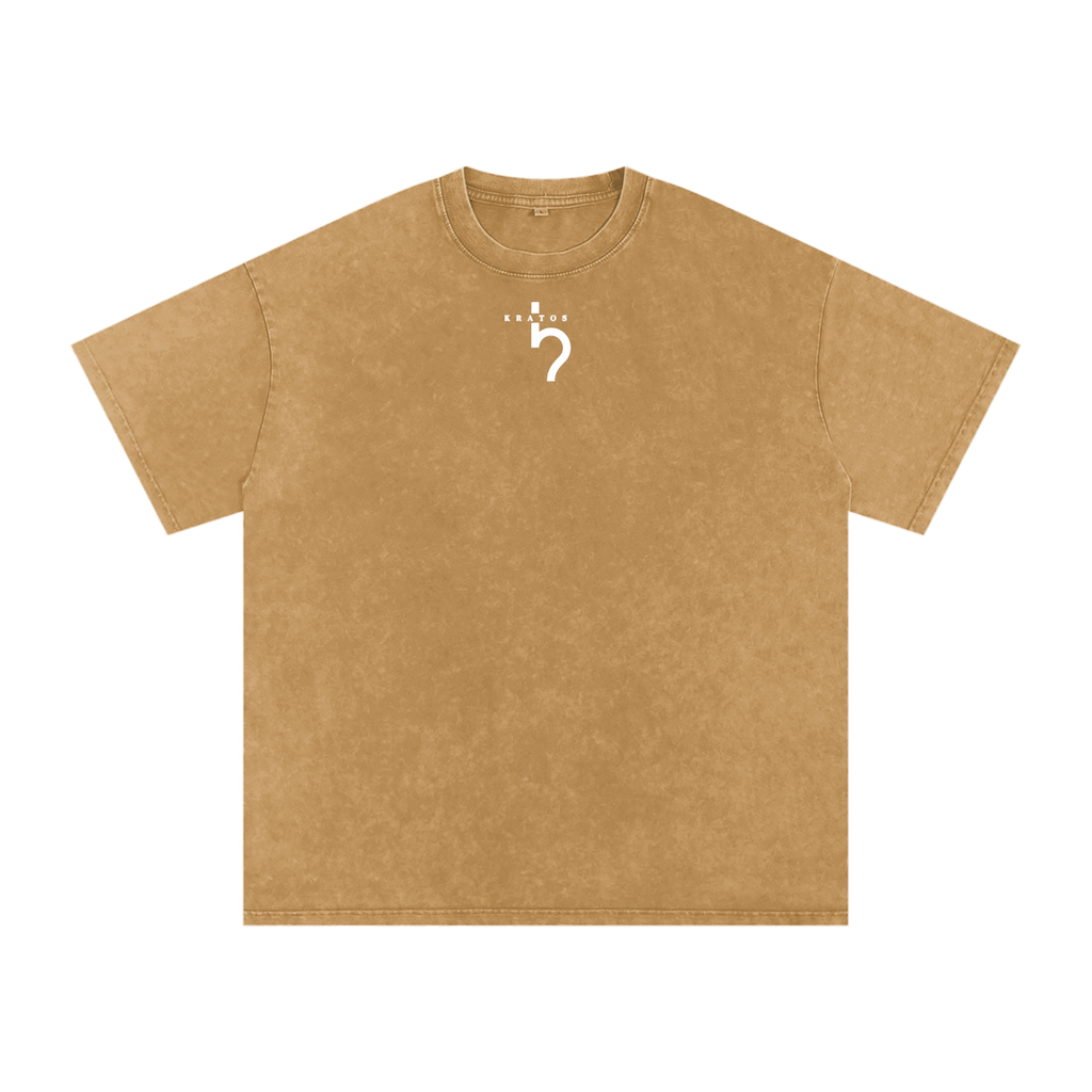 Snow Wash Oversized Tee | KRATOS