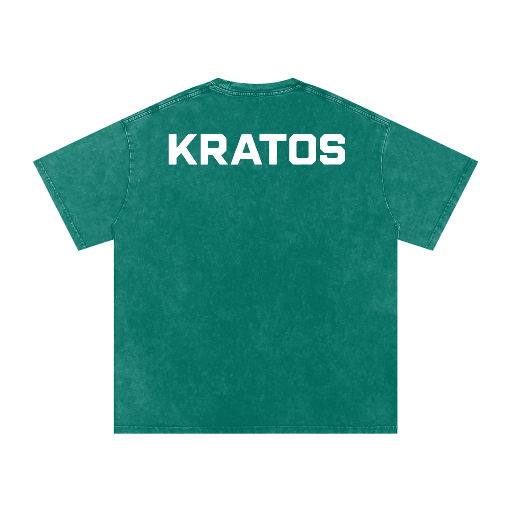 Snow Wash Oversized Tee | KRATOS