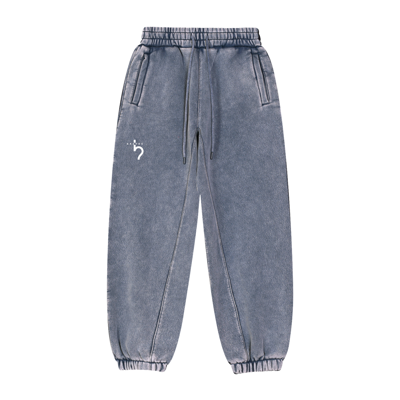 Unisex Washed Fleeced Jogger Sweatpants