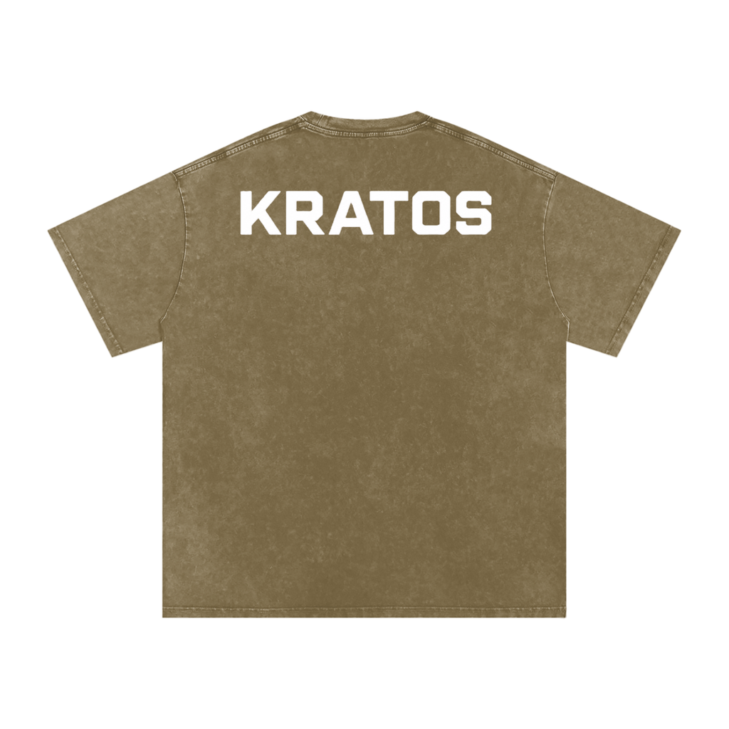 Snow Wash Oversized Tee | KRATOS