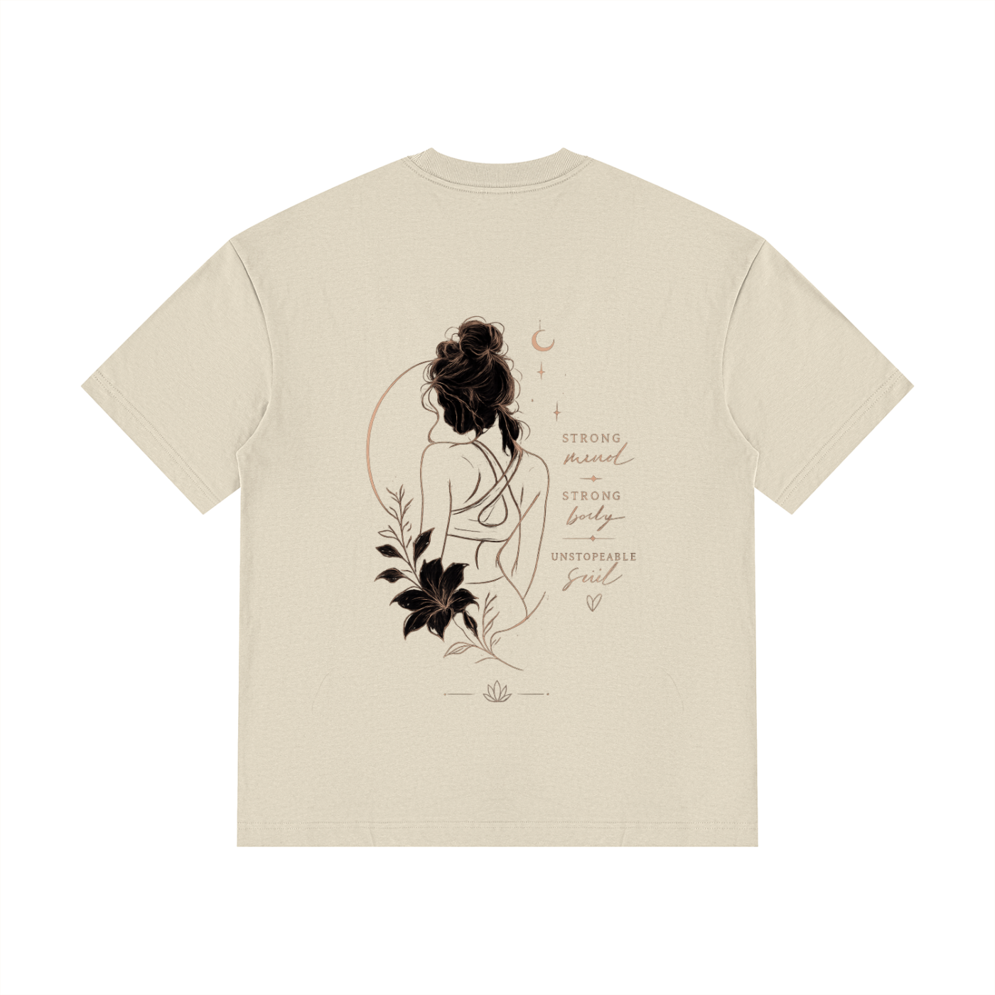 Unisex Drop Shoulder Cotton T-Shirt
