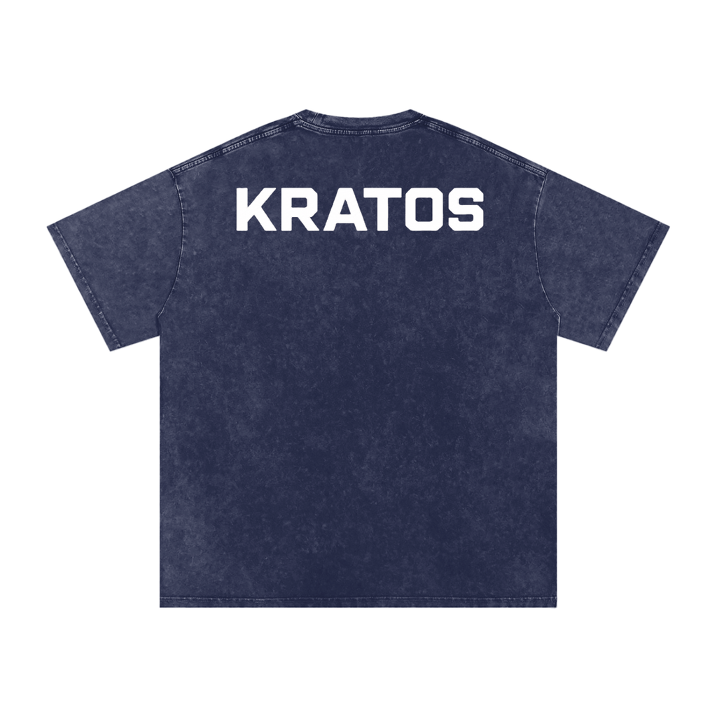 Snow Wash Oversized Tee | KRATOS