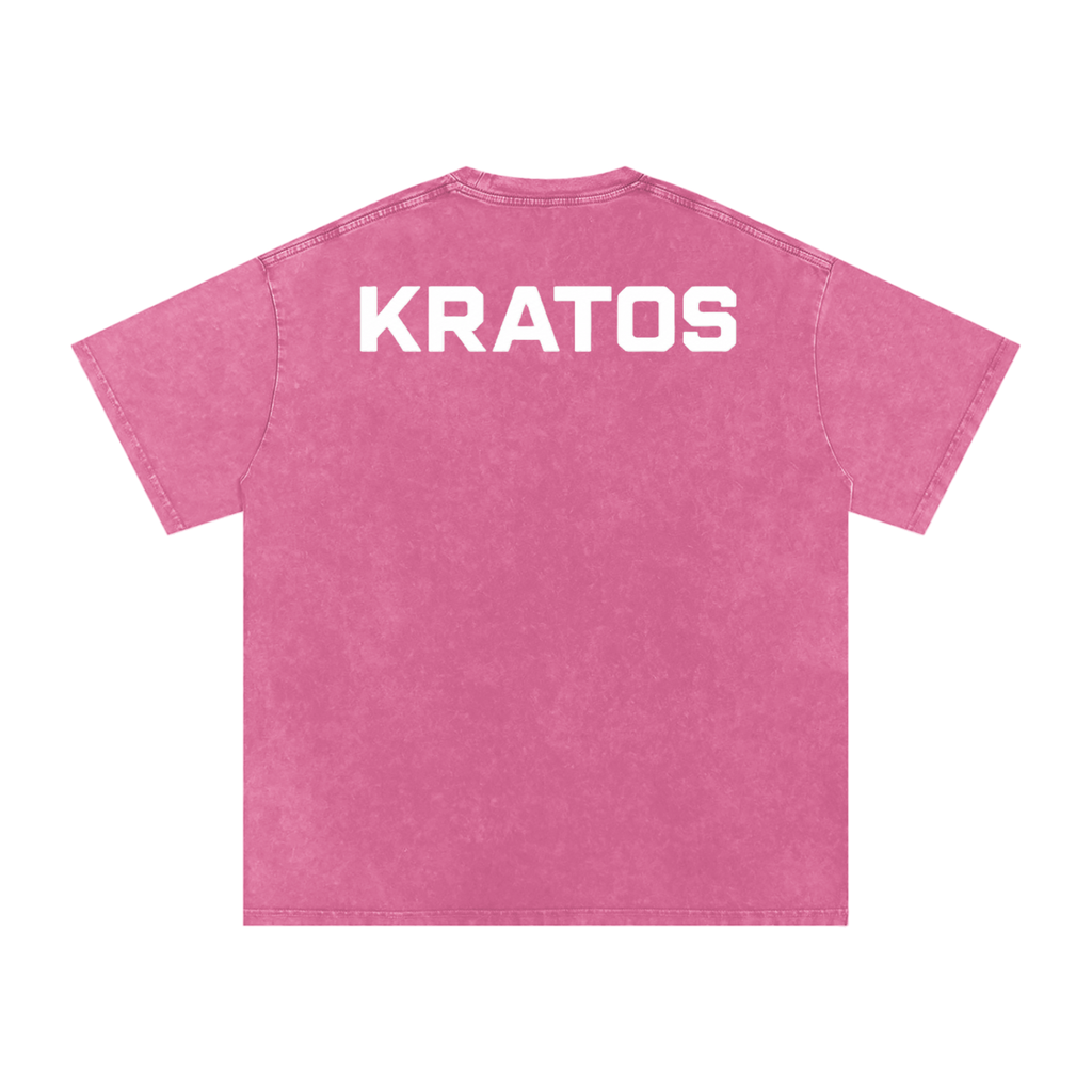 Snow Wash Oversized Tee | KRATOS
