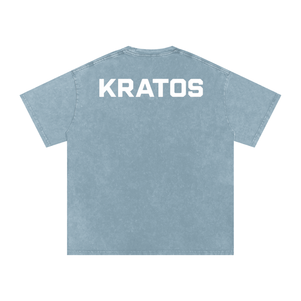 Snow Wash Oversized Tee | KRATOS