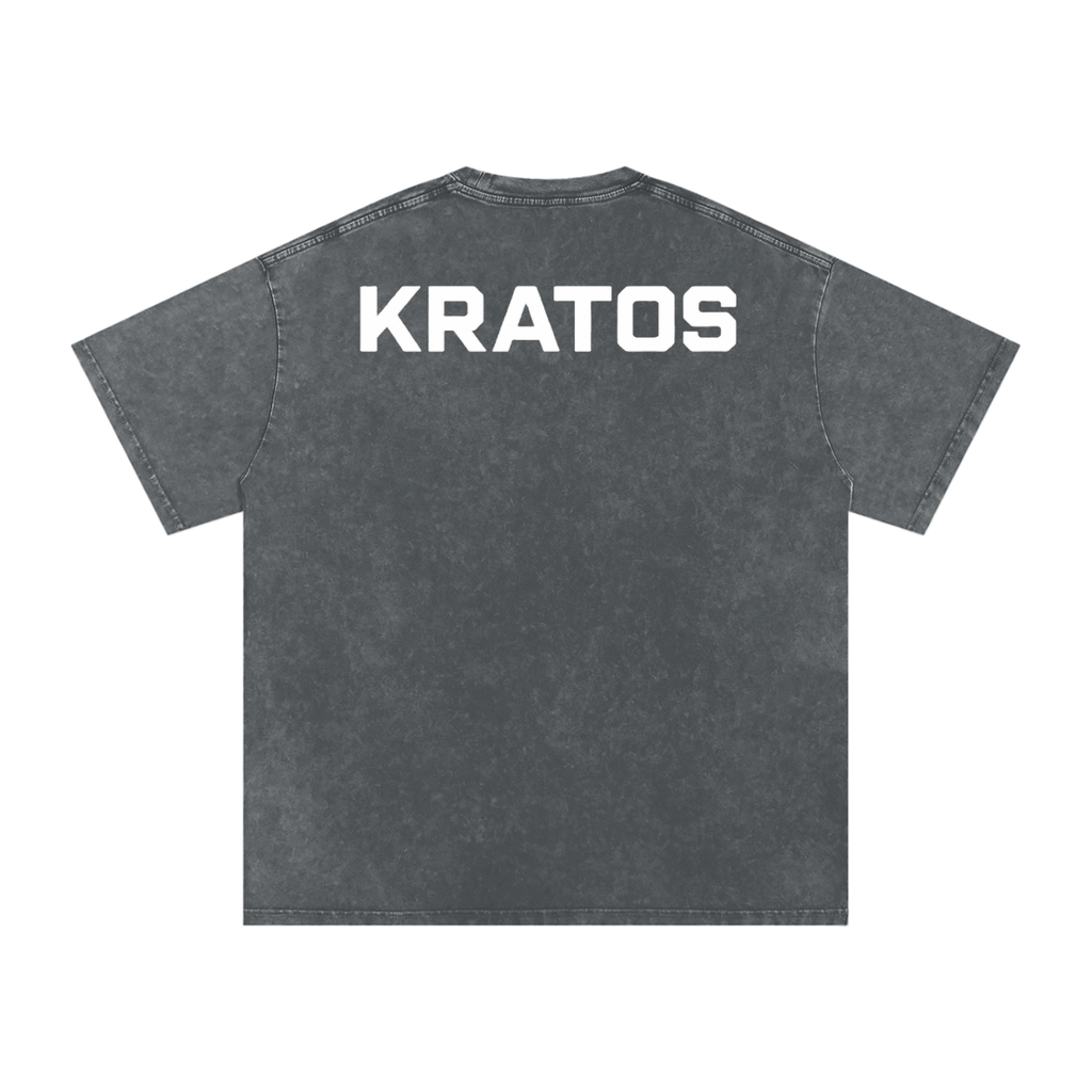 Snow Wash Oversized Tee | KRATOS
