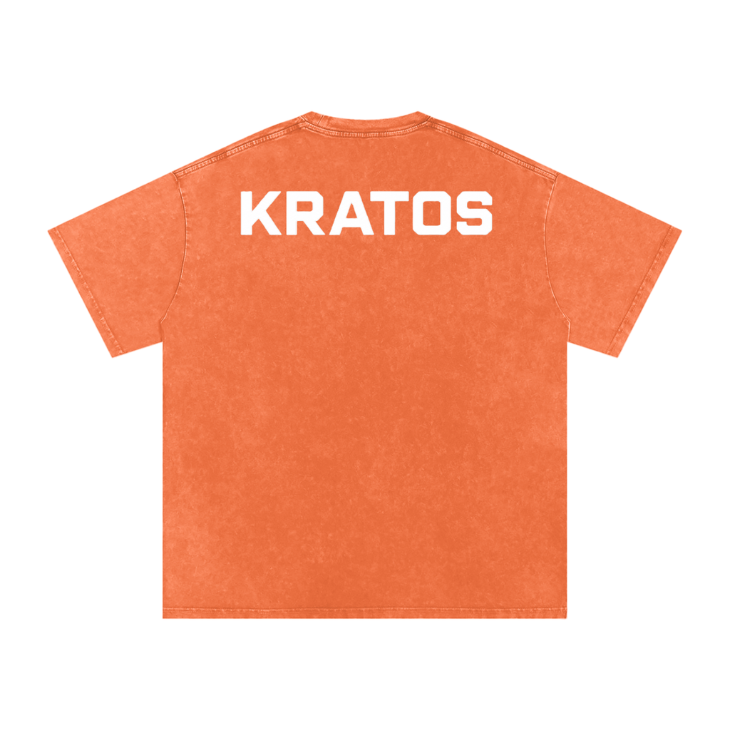Snow Wash Oversized Tee | KRATOS