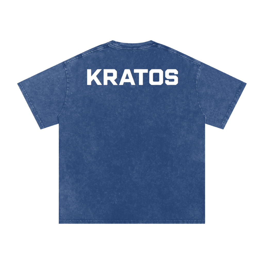 Snow Wash Oversized Tee | KRATOS