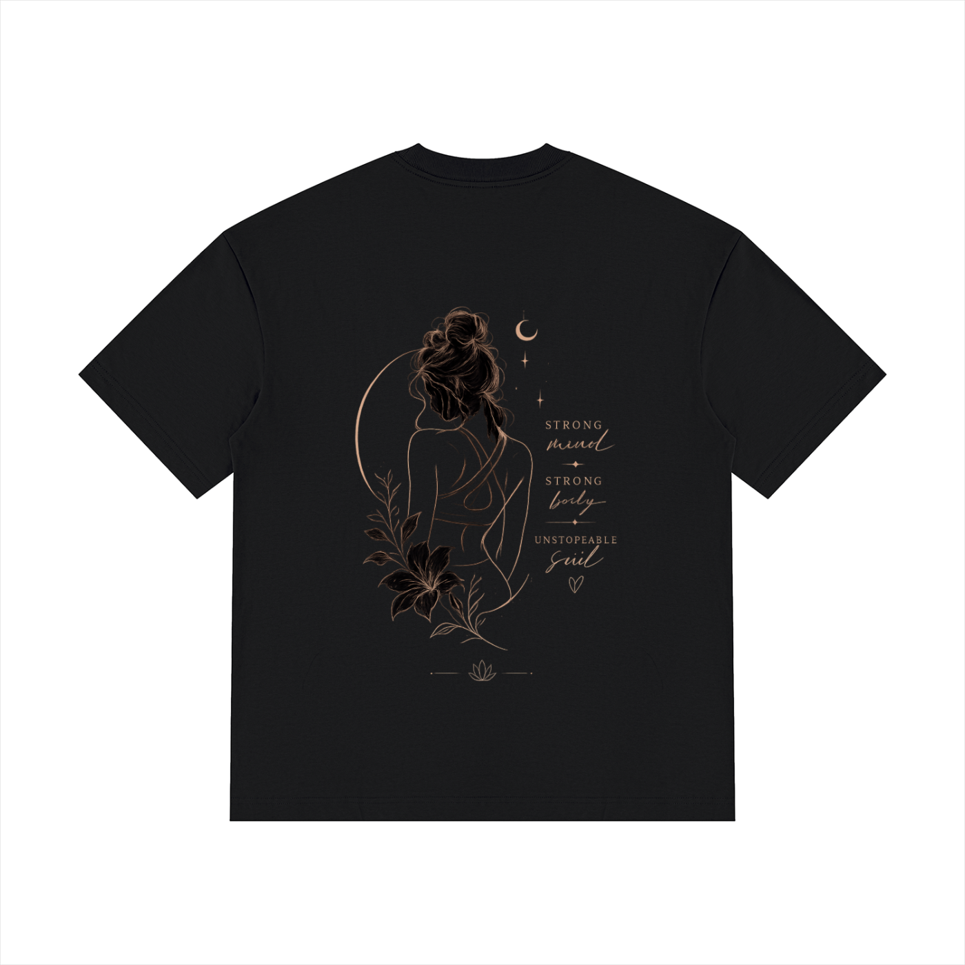Unisex Drop Shoulder Cotton T-Shirt