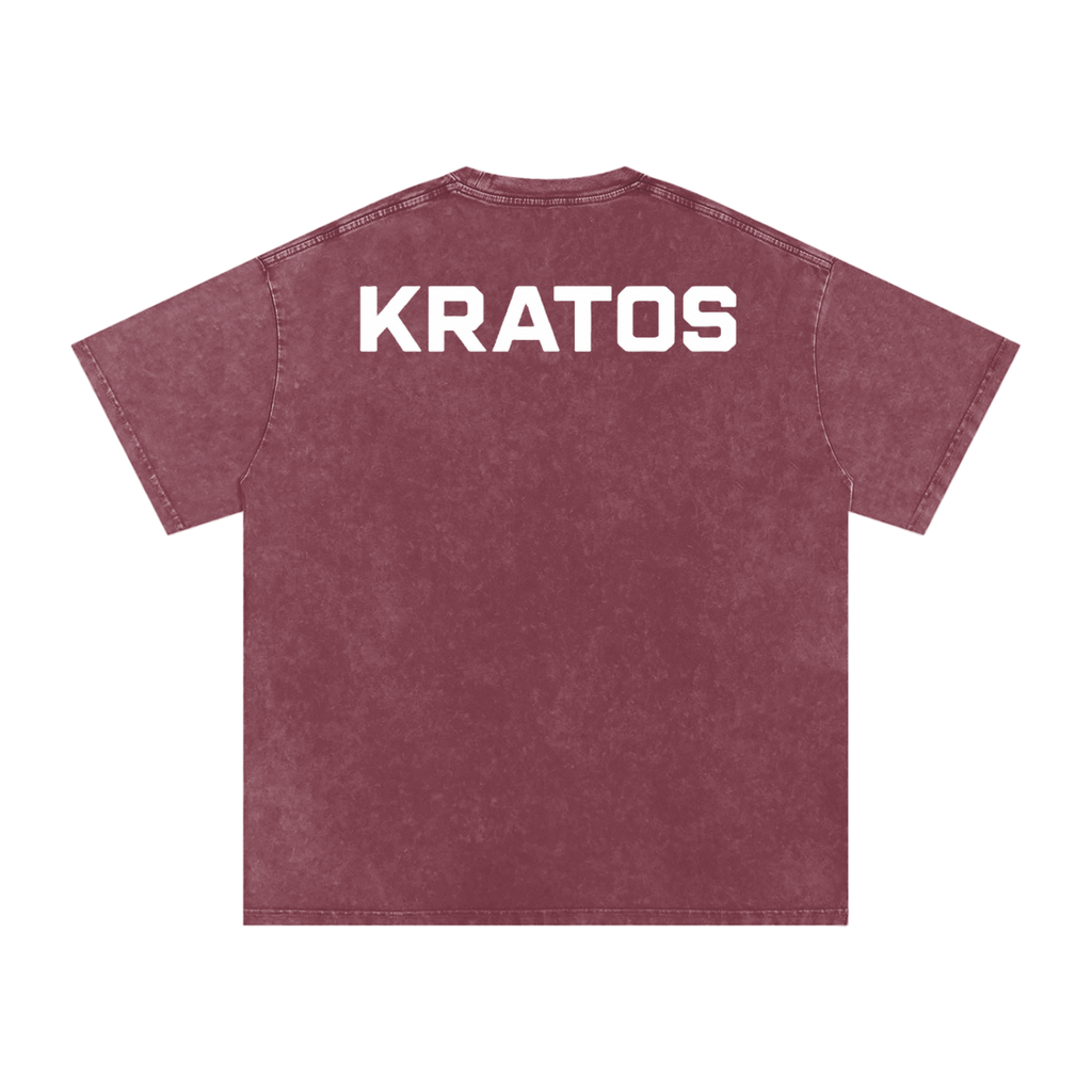 Snow Wash Oversized Tee | KRATOS
