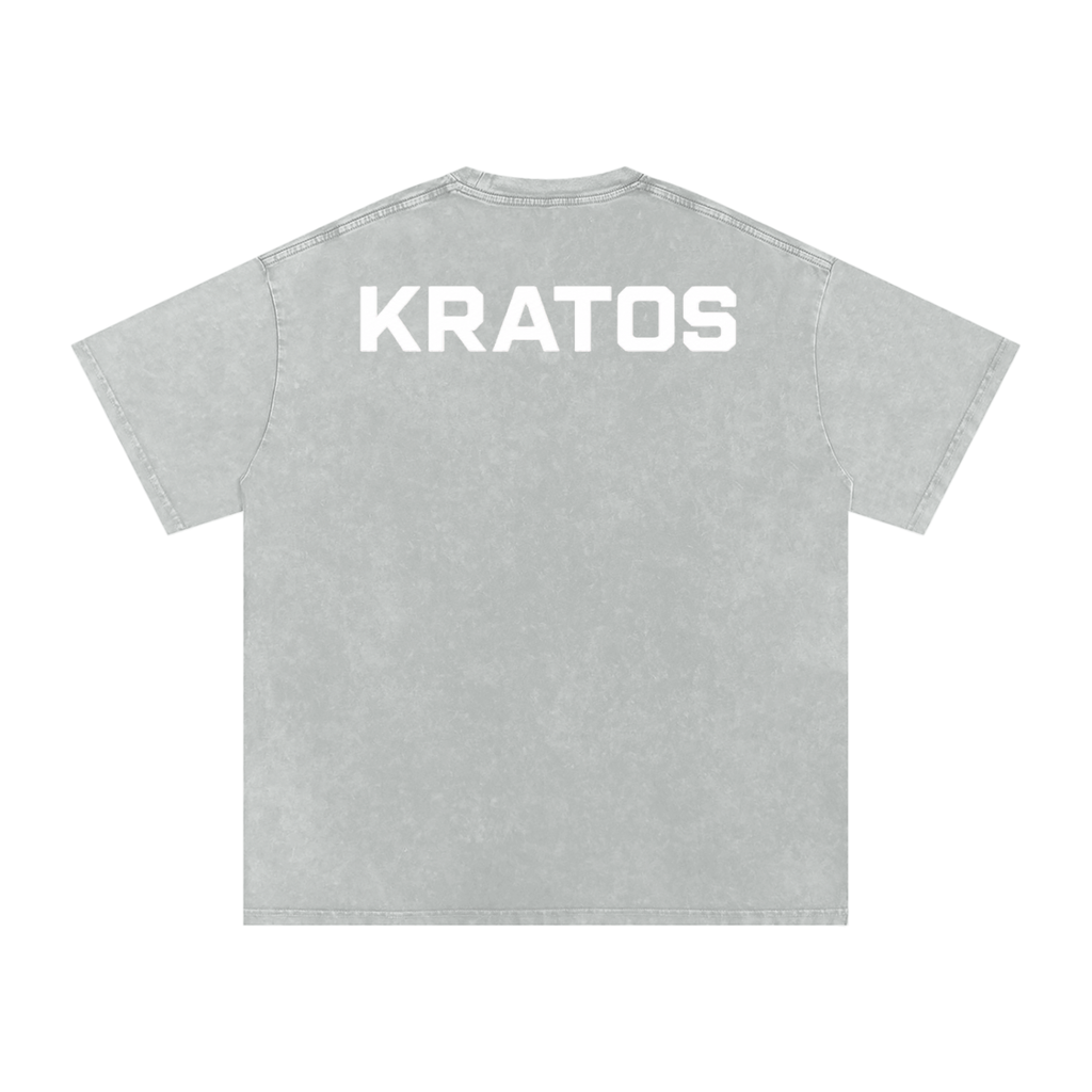 Snow Wash Oversized Tee | KRATOS