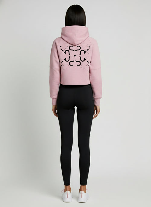 Cropped Half-Zip Hoodie