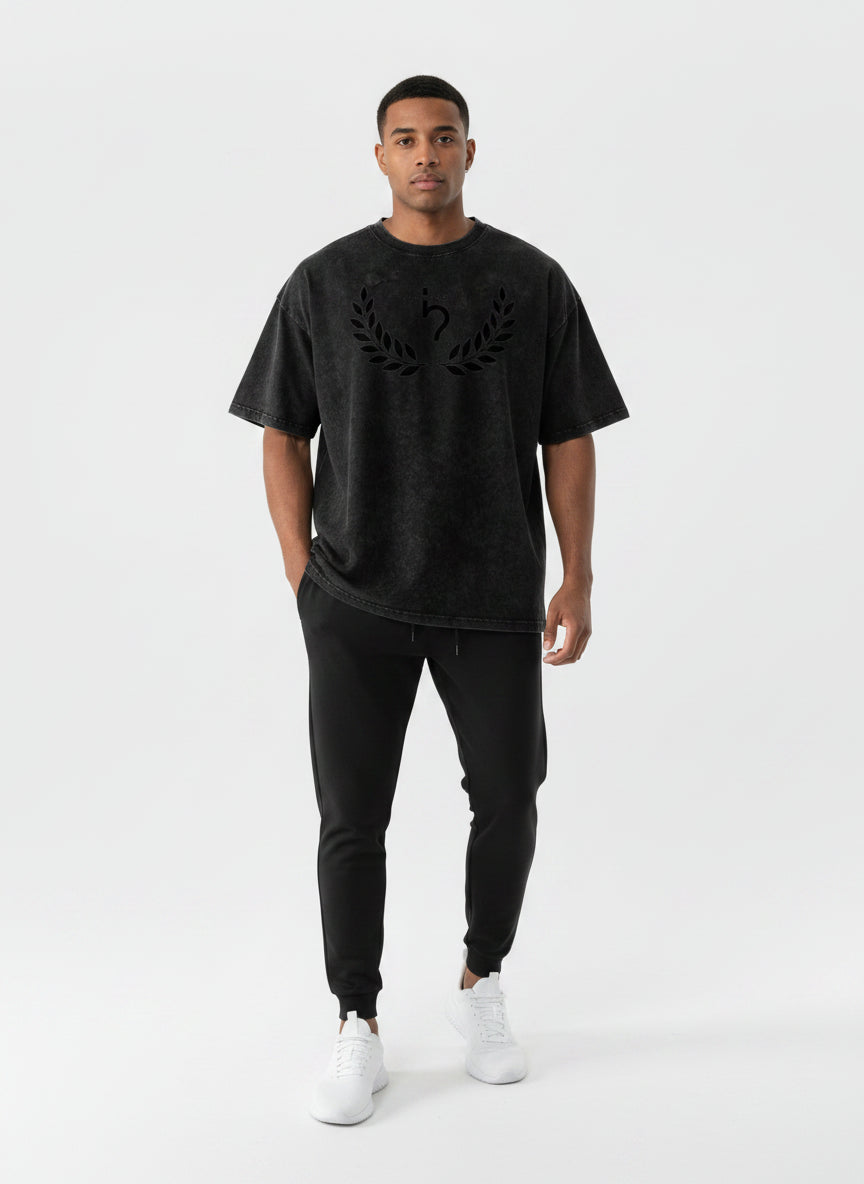 Men's Snow Washed Oversized T-Shirt