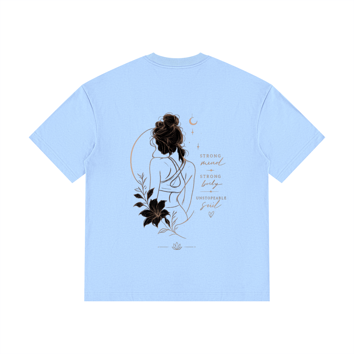 Unisex Drop Shoulder Cotton T-Shirt