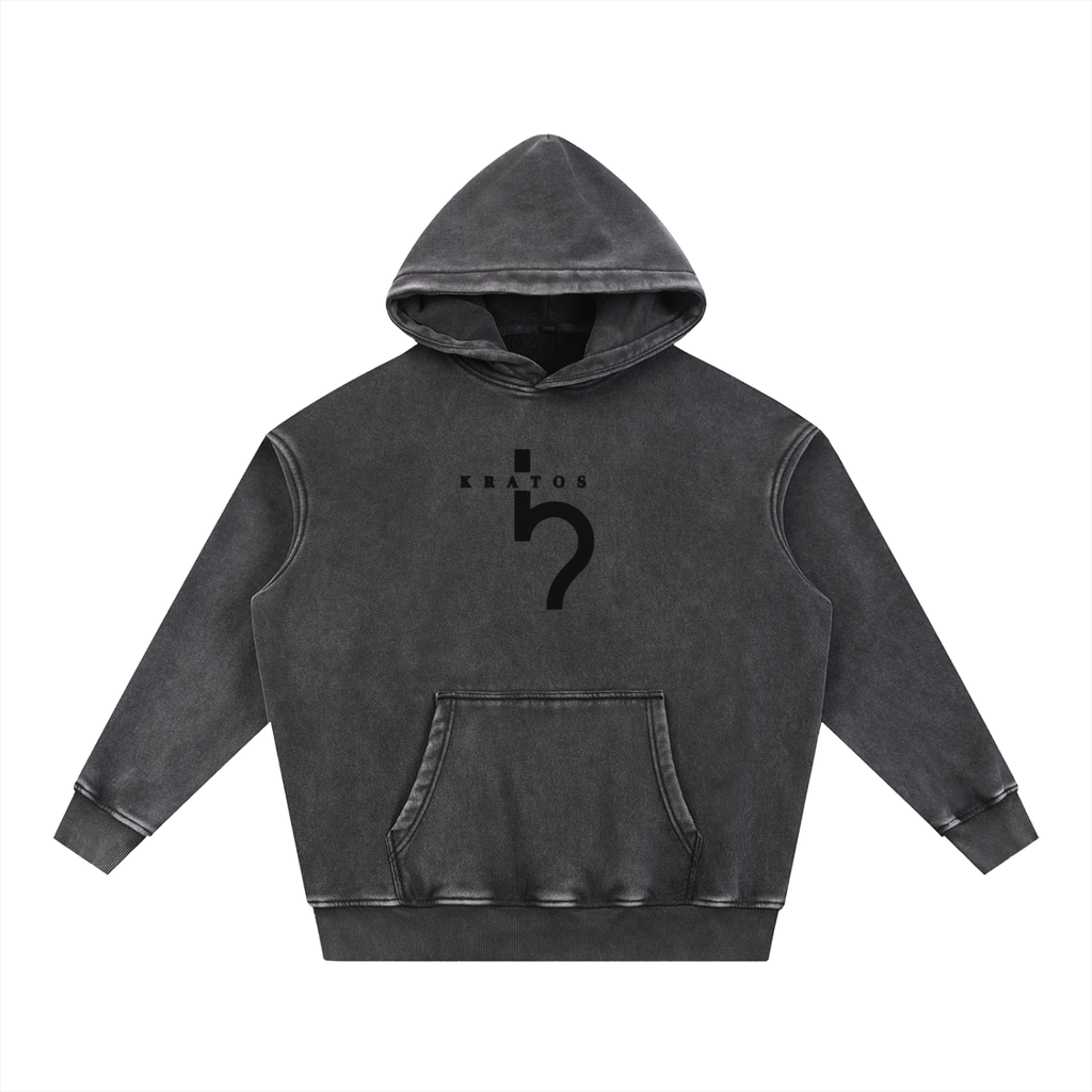 Men's Kratos Snow Wash Fleece Hoodie | KRATOS