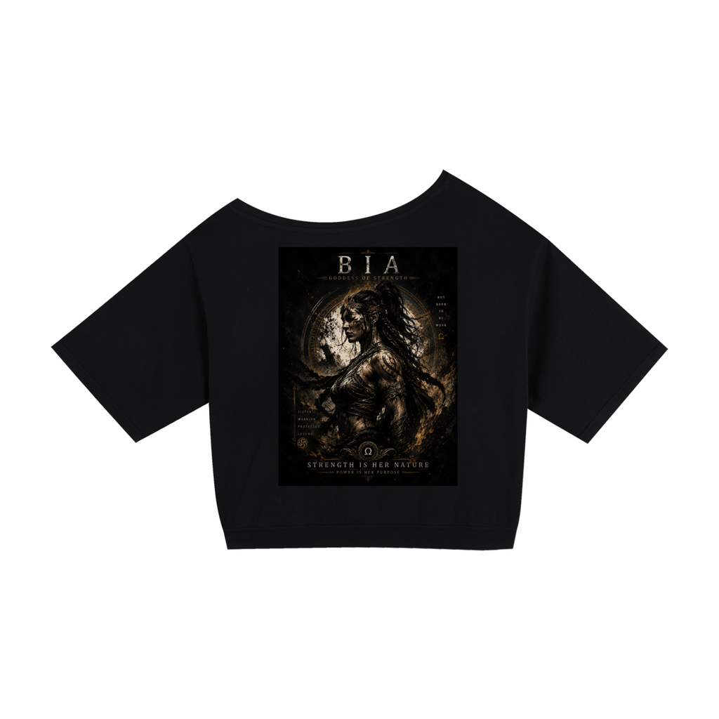Asymmetric Shoulder Oversized Cotton T-Shirt