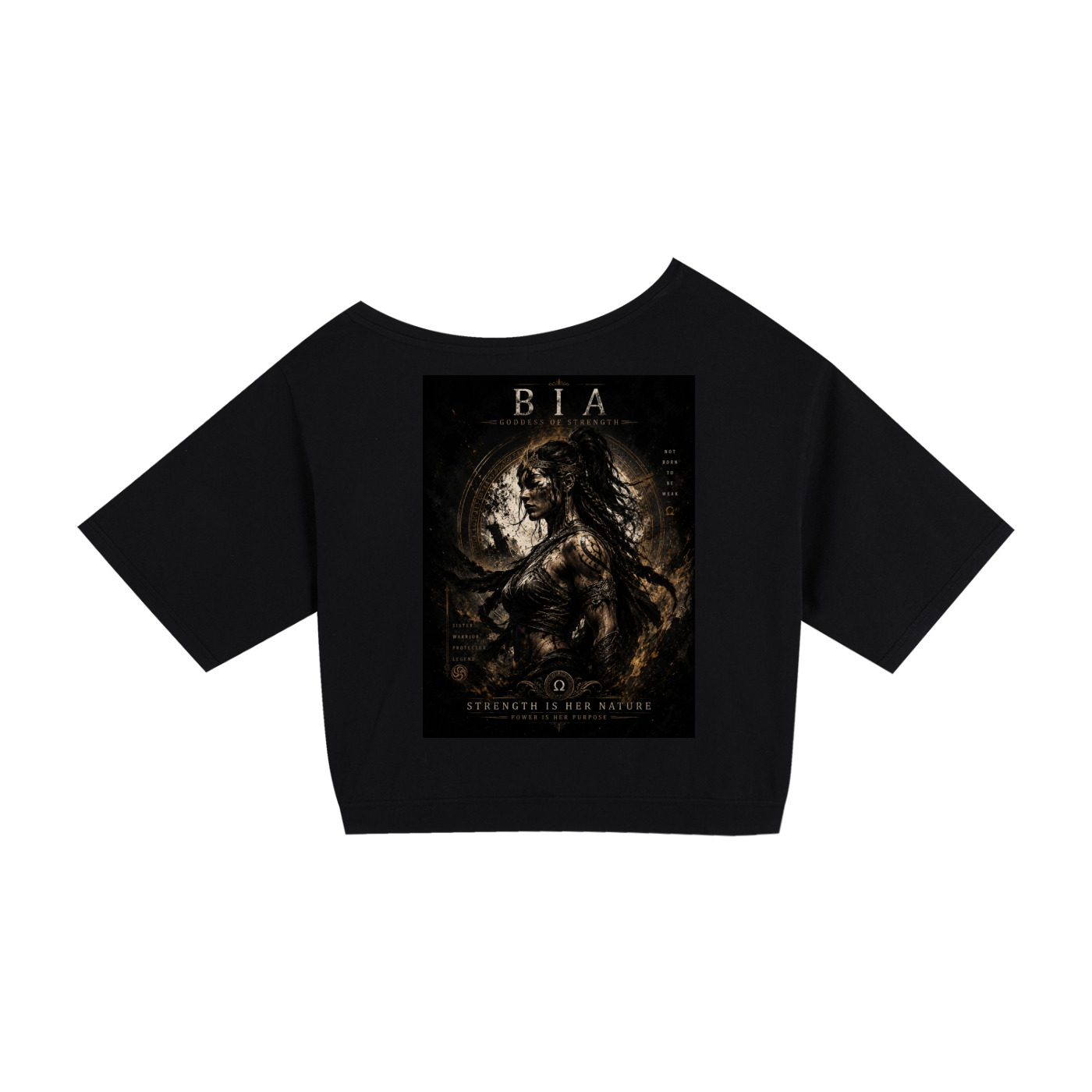 Asymmetric Shoulder Oversized Cotton T-Shirt