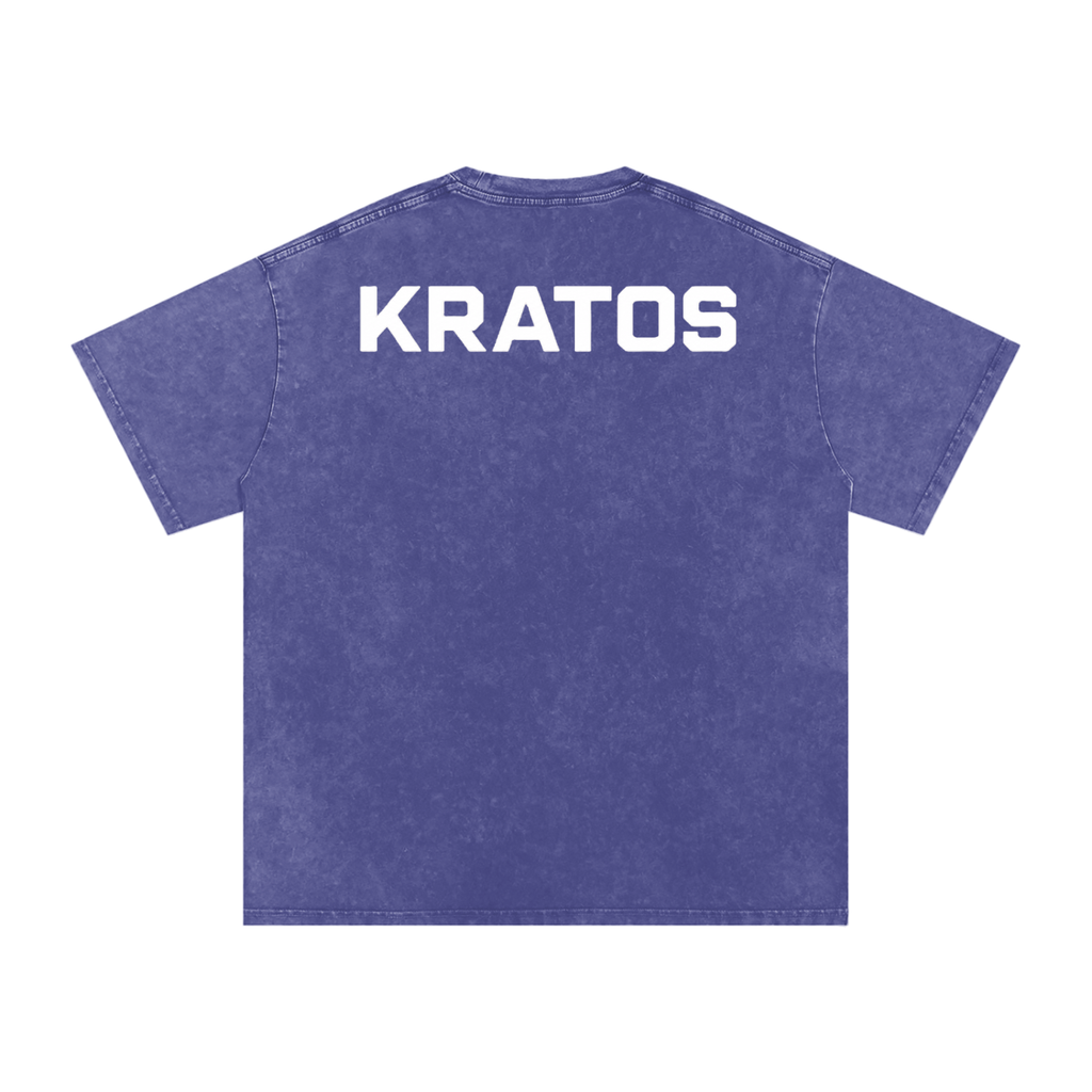Snow Wash Oversized Tee | KRATOS