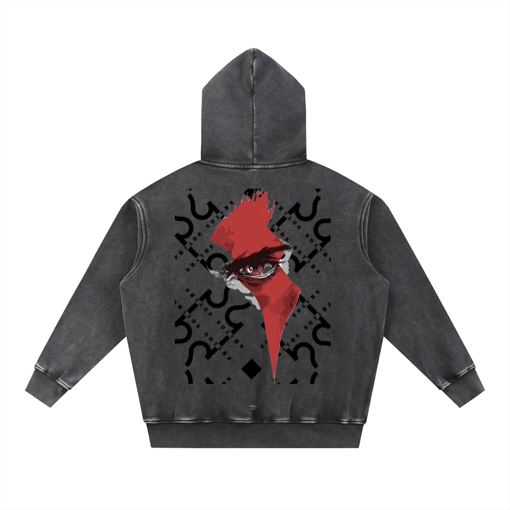 Men's Kratos Snow Wash Fleece Hoodie | KRATOS