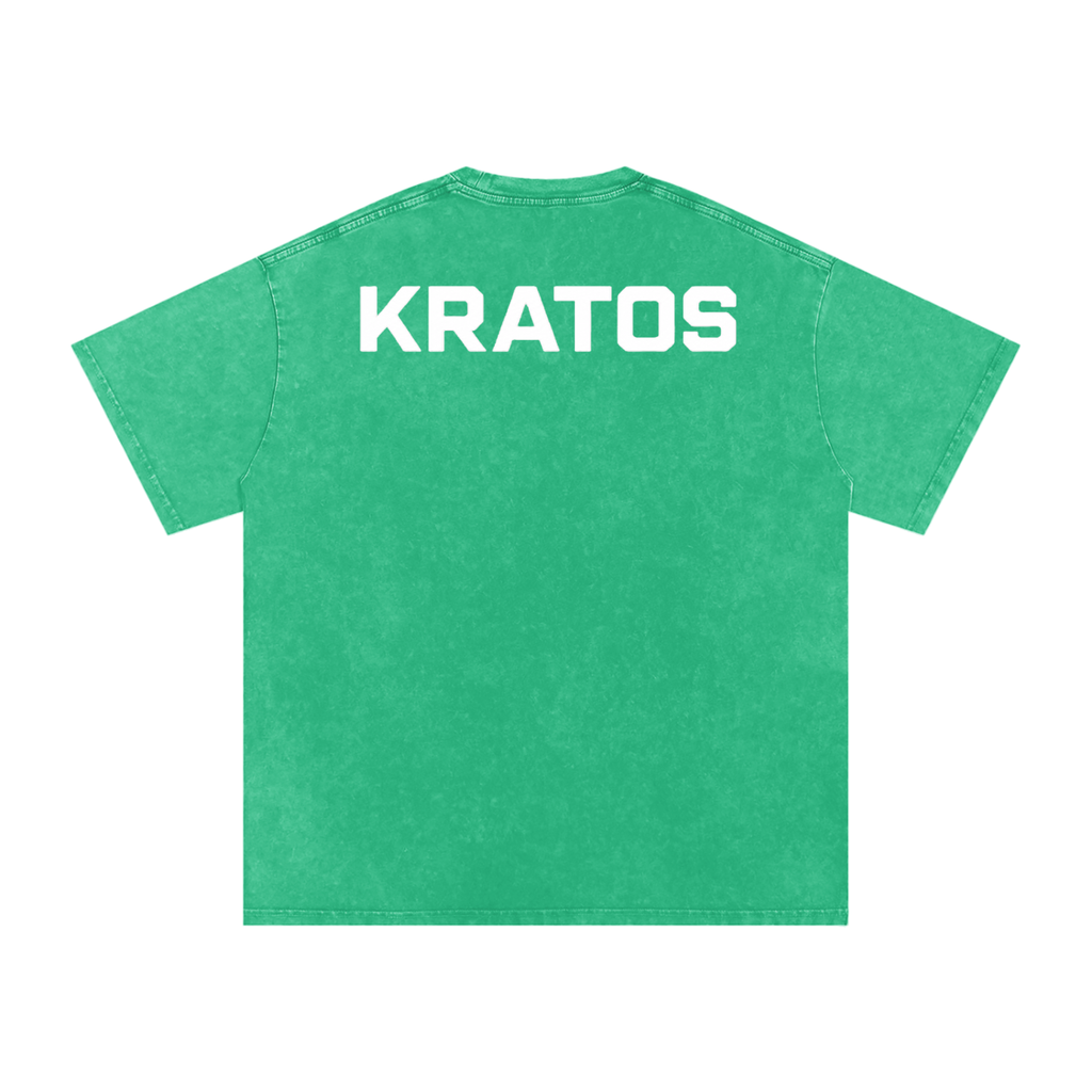 Snow Wash Oversized Tee | KRATOS
