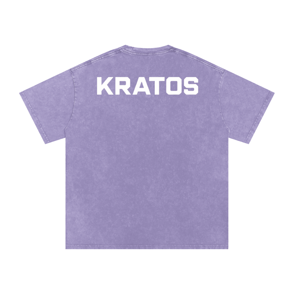 Snow Wash Oversized Tee | KRATOS