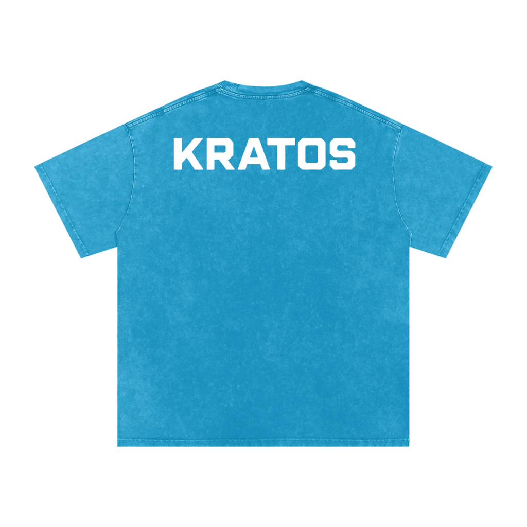Snow Wash Oversized Tee | KRATOS