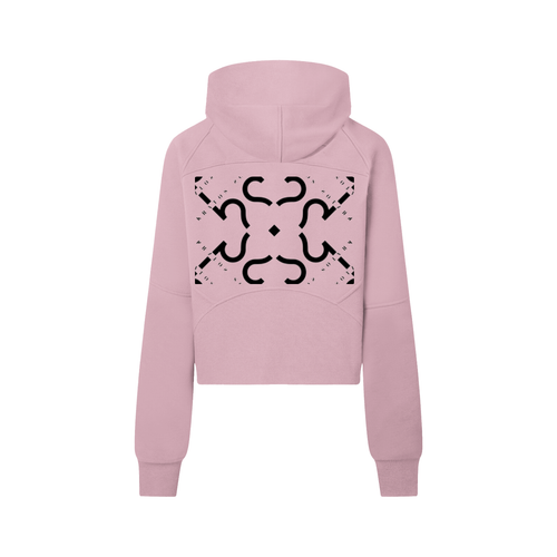 Cropped Half-Zip Hoodie