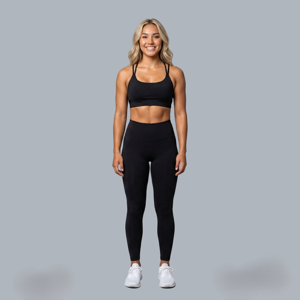 Strappy Criss Cross Yoga Sports Bra